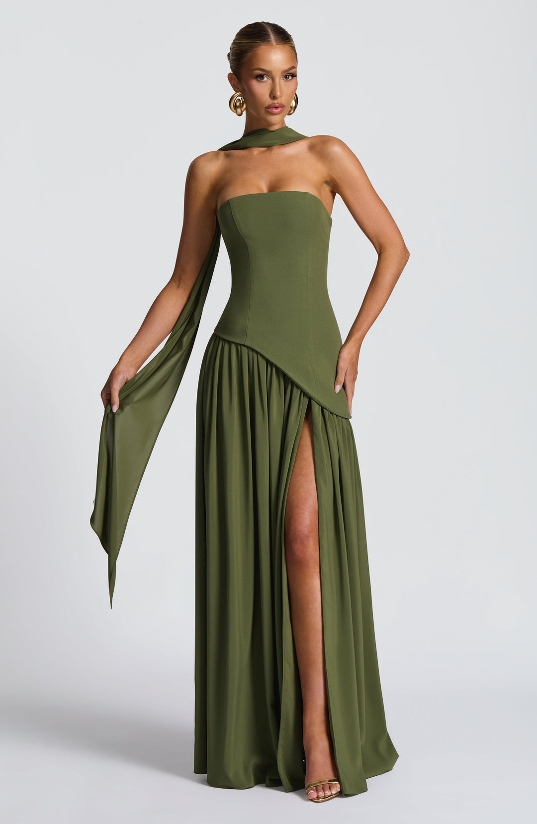 Twilight Maxi Dress in Lightweight Flowing Fabric 30