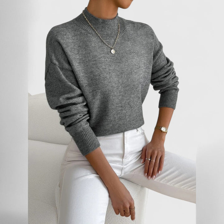Women's Classic Polo Collar Sweater in Soft Breathable Cotton 12
