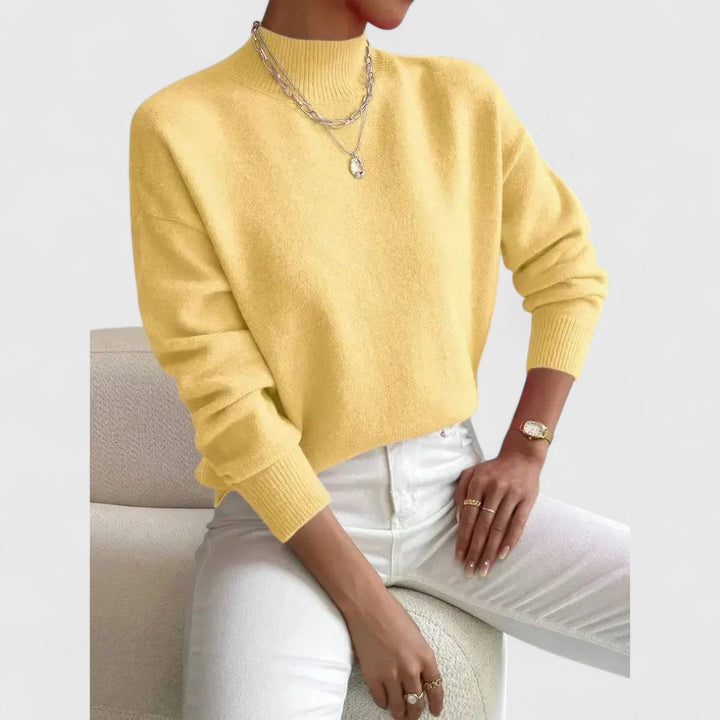 Women's Classic Polo Collar Sweater in Soft Breathable Cotton 6