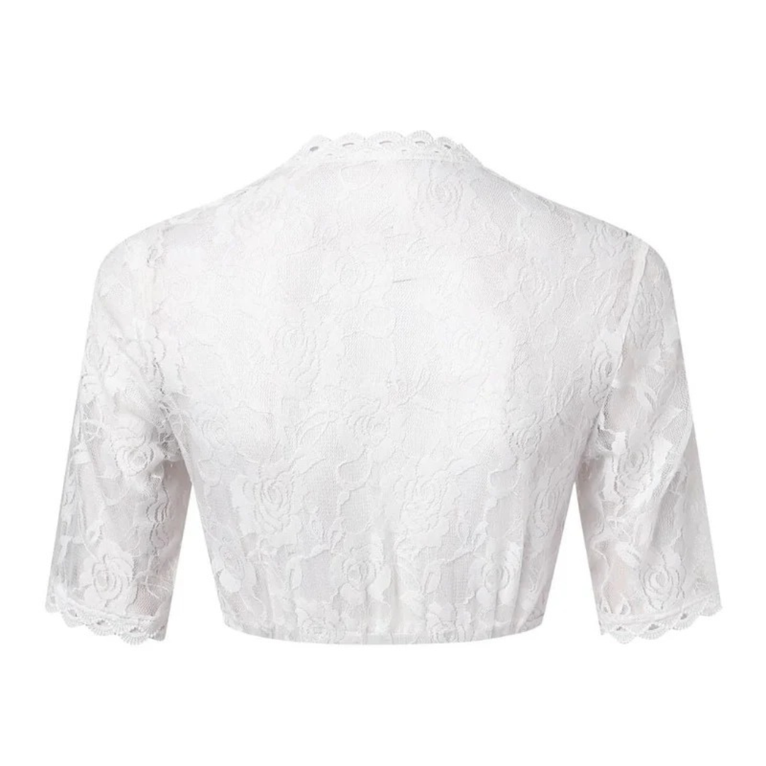 Women's White Oktoberfest Dirndl Blouse 5