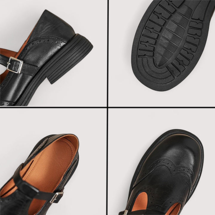 Mary Jane Comfort Flats - All-Day Support Shoes 6