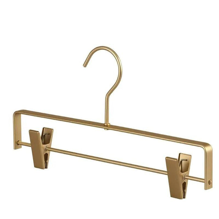 Matte Non-Slip Pants Hangers with Clips, Set of 5 1