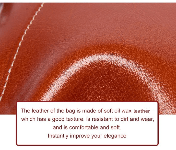 Retro Leather Crossbody Bag with Adjustable Strap 14