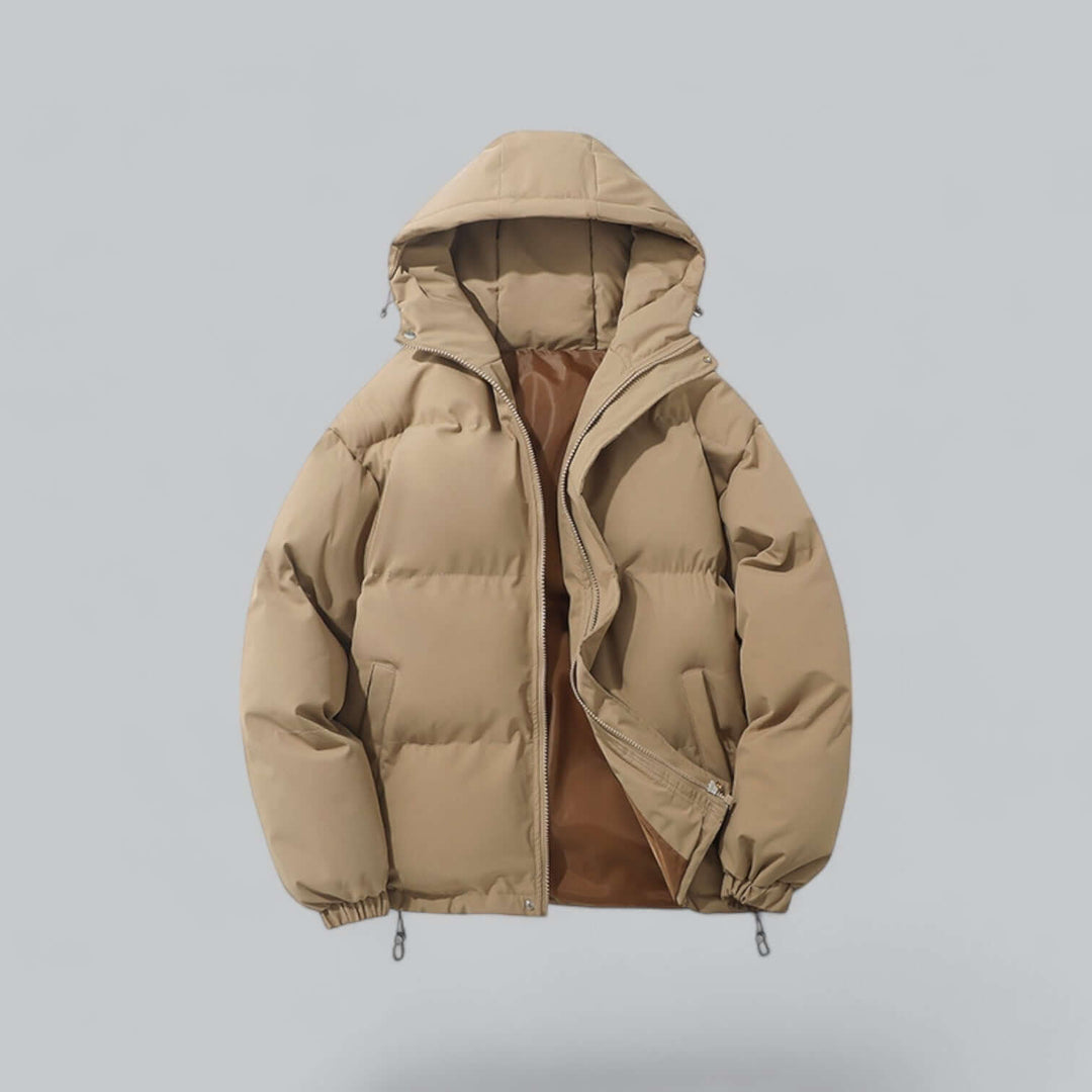 Men's Warm Winter Parka Coat with Adjustable Hood 3