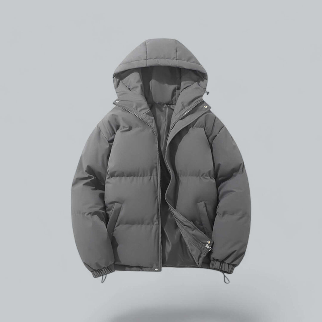 Men's Warm Winter Parka Coat with Adjustable Hood 4