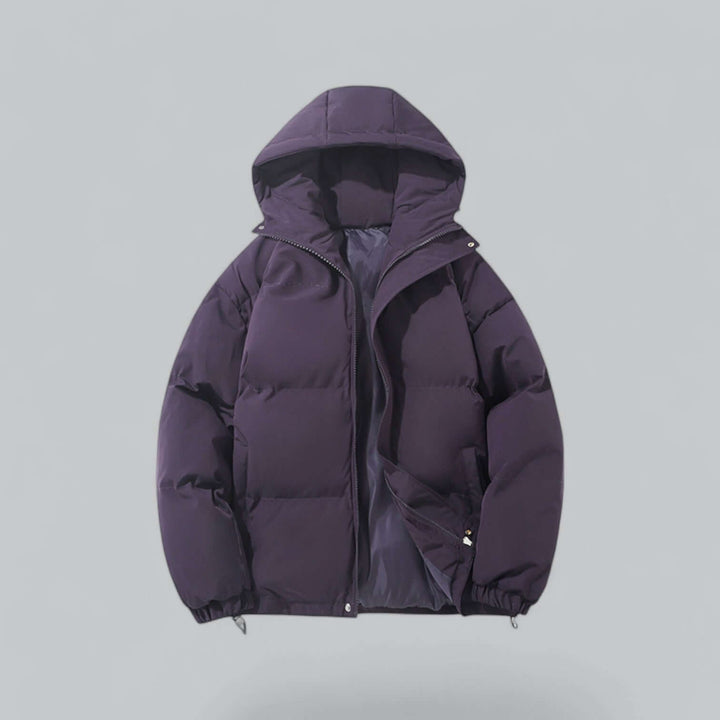 Men's Warm Winter Parka Coat with Adjustable Hood 9