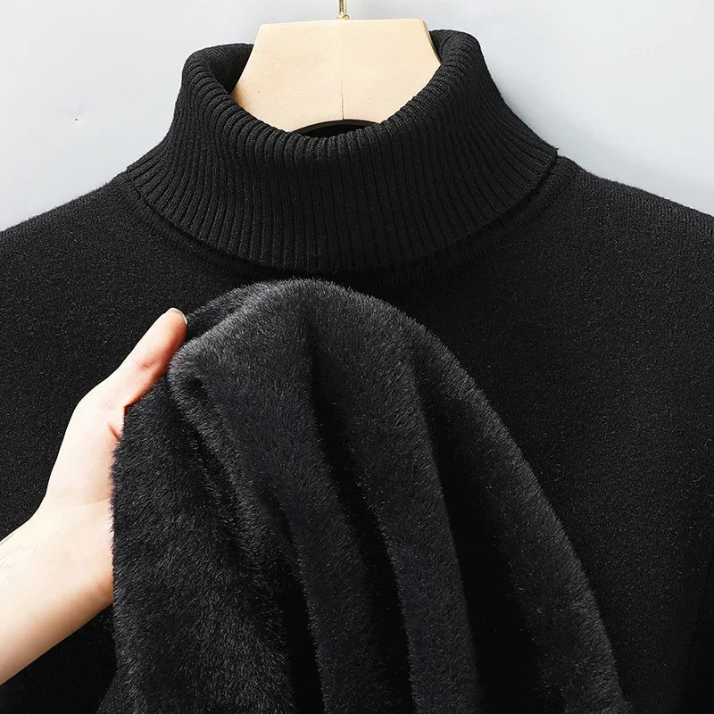 Men's Merino Turtleneck Sweater, Warm, Soft and Elegant 8