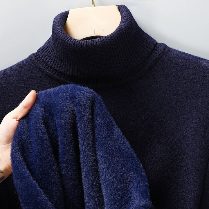 Men's Merino Turtleneck Sweater, Warm, Soft and Elegant 7