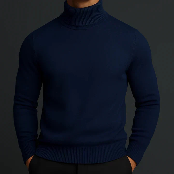 Men's Merino Turtleneck Sweater, Warm, Soft and Elegant 3