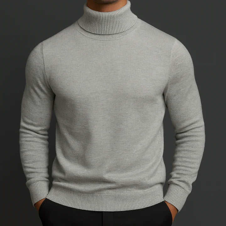 Men's Merino Turtleneck Sweater, Warm, Soft and Elegant 2