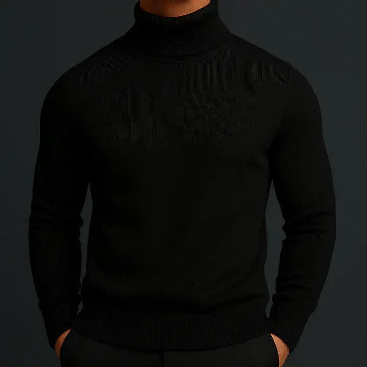 Men's Merino Turtleneck Sweater, Warm, Soft and Elegant 4