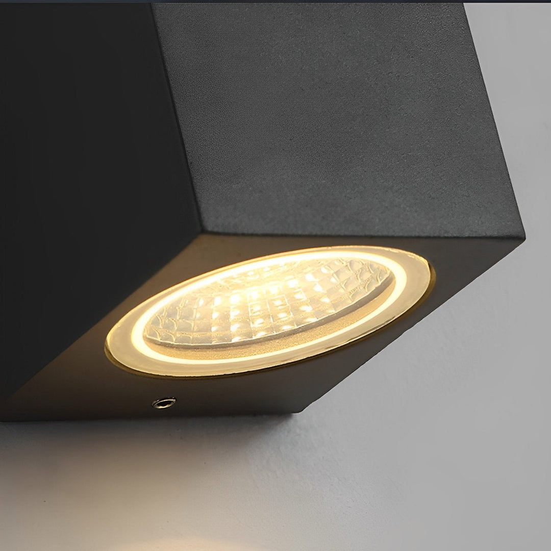 Modern Square Double LED Outdoor Wall Washer Light, Waterproof, for Courtyards 13