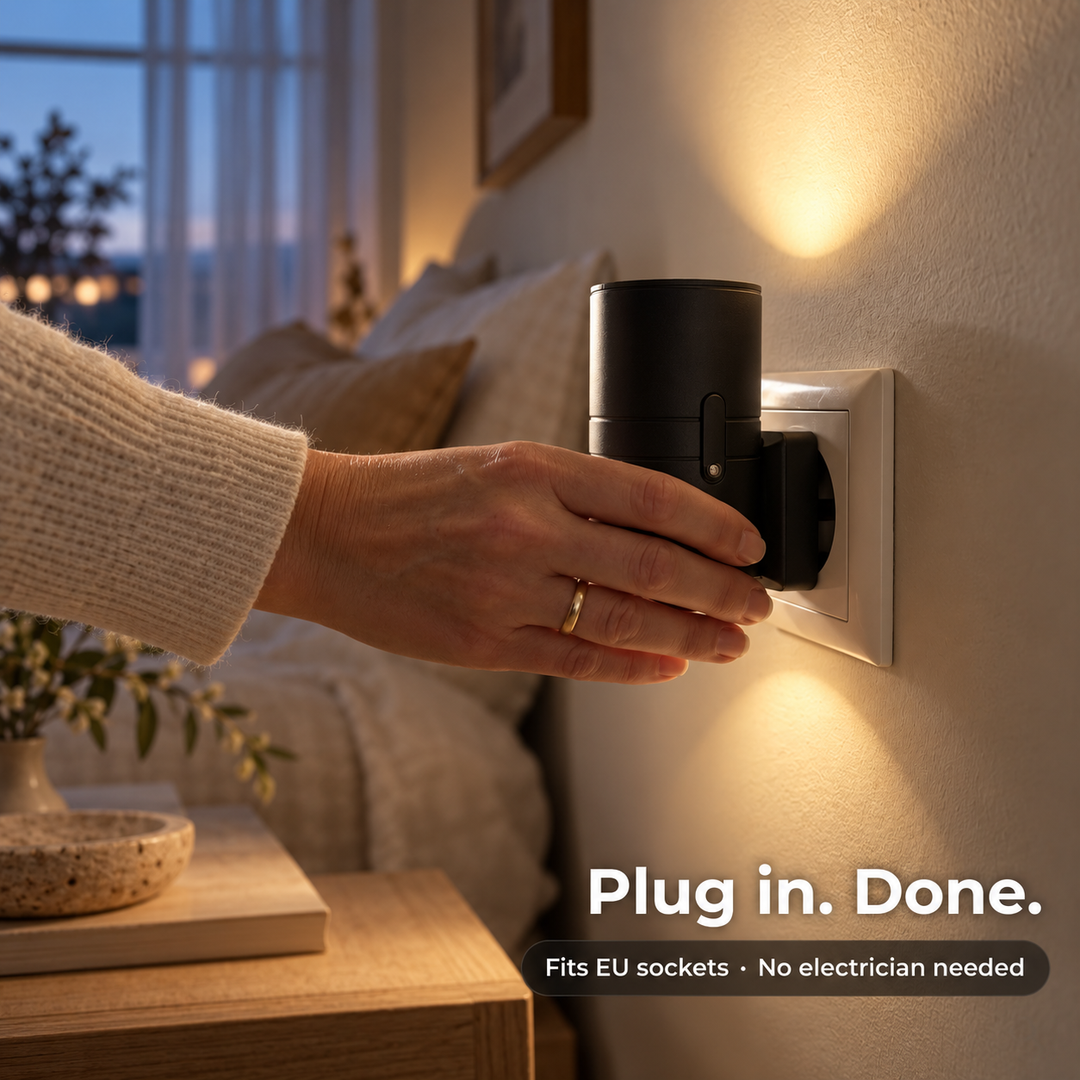 Plug-In Up and Down LED Wall Light with Dusk Sensor 4