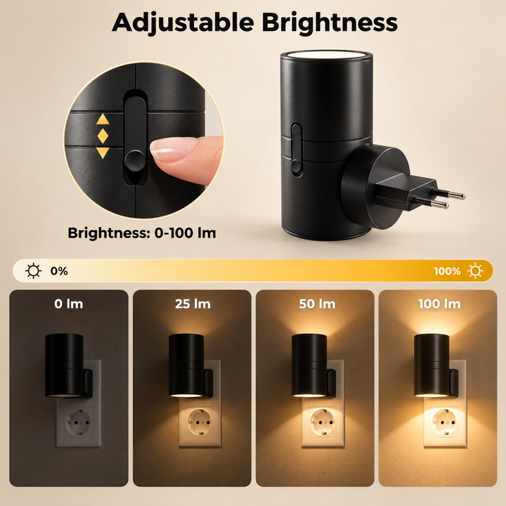 Plug-In Up and Down LED Wall Light with Dusk Sensor 7