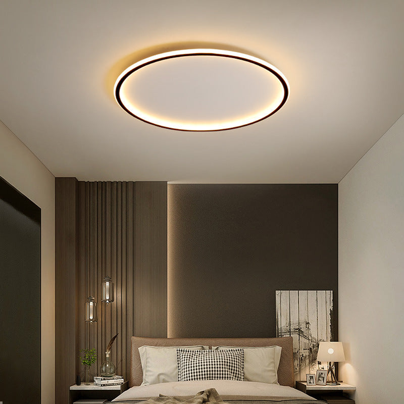 Scandinavian Round Ceiling Light with LED Glow 4