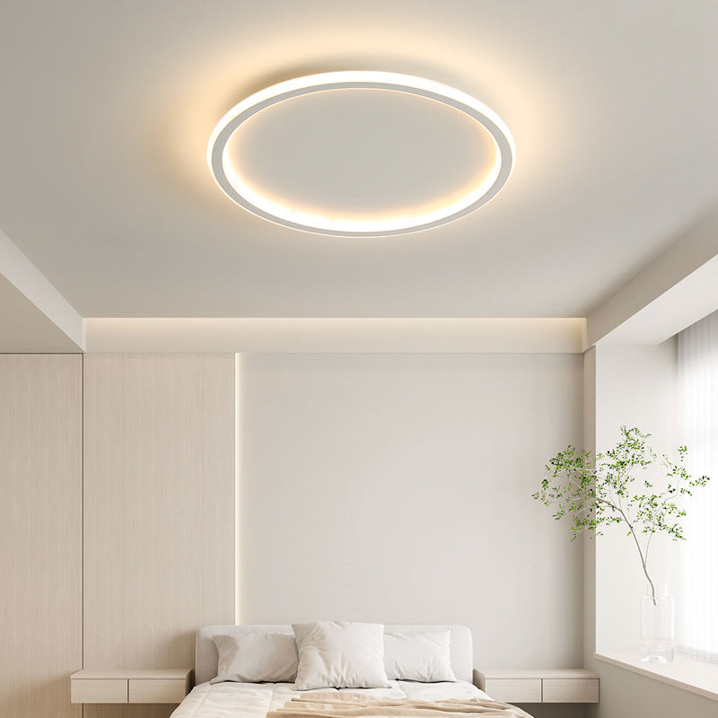 Scandinavian Round Ceiling Light with LED Glow 5
