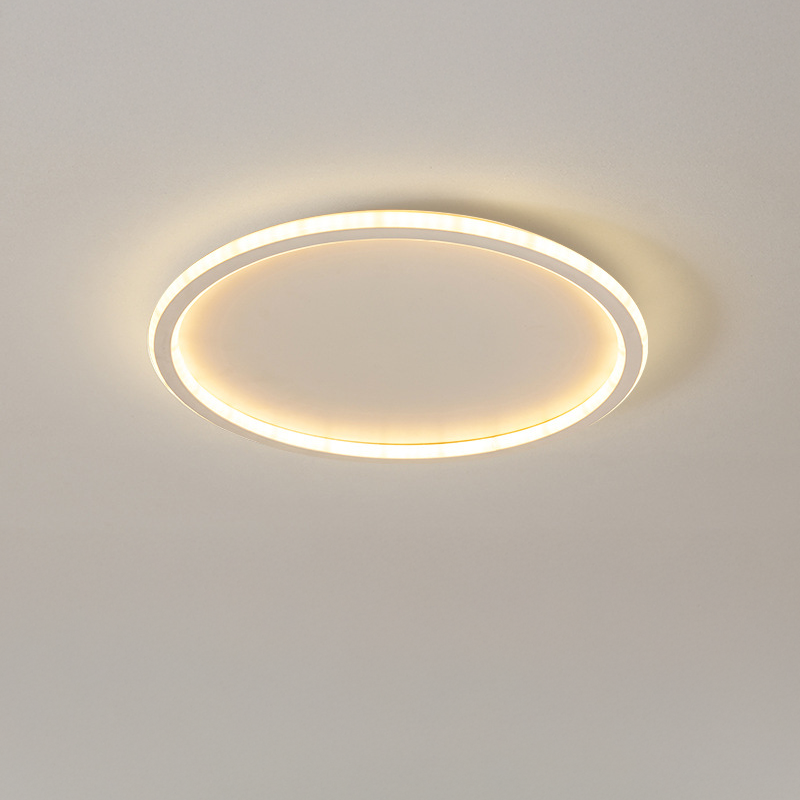 Scandinavian Round Ceiling Light with LED Glow 12