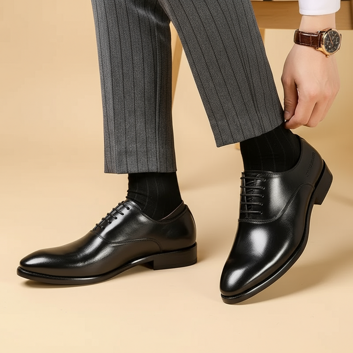 Orthopedic Leather Oxford Dress Shoes with Timeless Style and All-Day Comfort 3