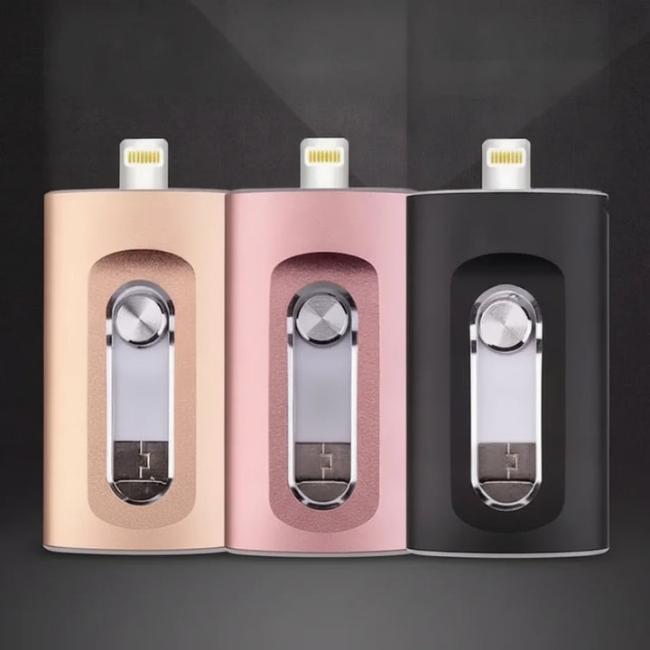 3-in-1 USB Flash Drive – Extra Storage for iPhone, Android & PC 5