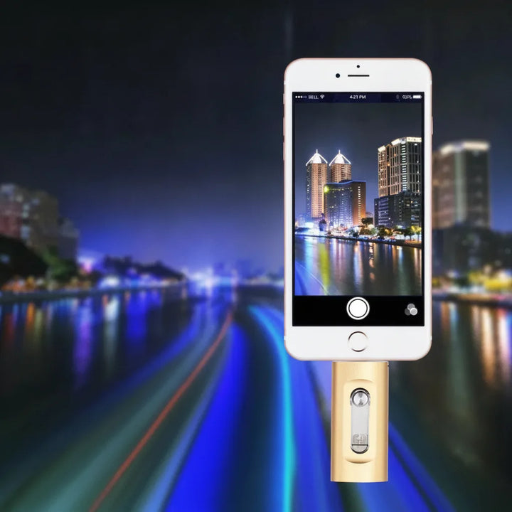 3-in-1 USB Flash Drive – Extra Storage for iPhone, Android & PC 4