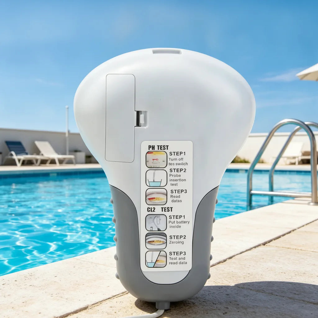 Digital pH and Chlorine Tester for Pools and Hot Tubs with Analog Dial 6