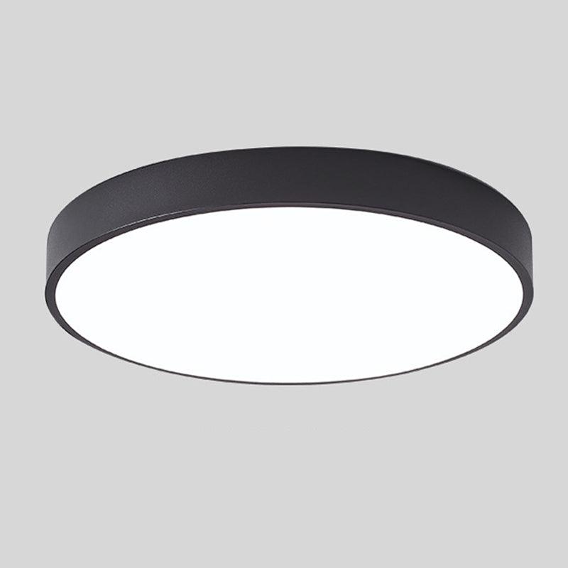 Scandinavian Macaron-Shaped LED Ceiling Light with Wood Accent for Living Room or Bedroom 11