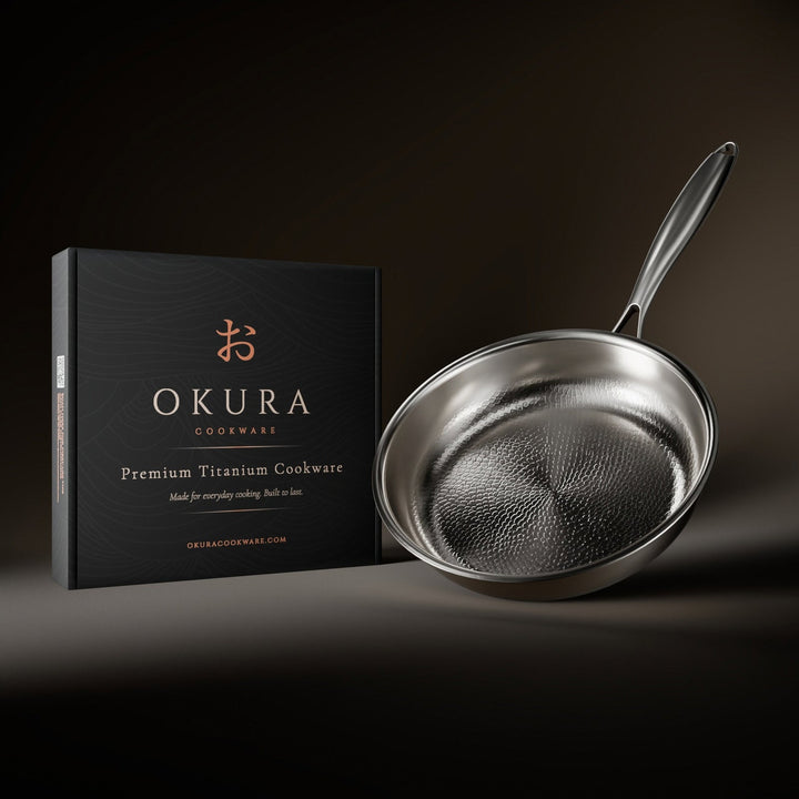 Hammered Titanium Frying Pan, Naturally Non-Stick, PFAS and PTFE Free 9