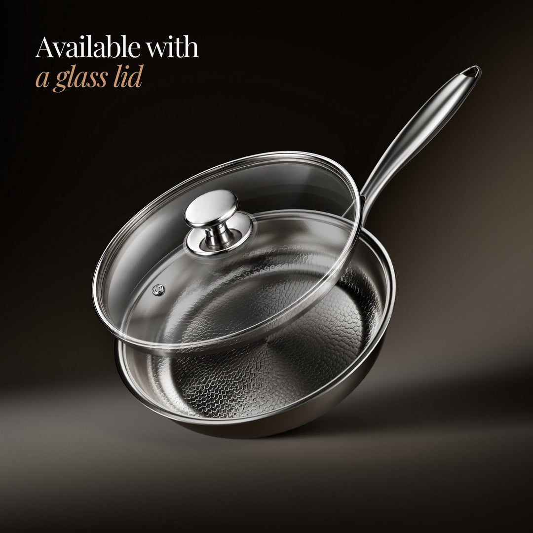 Hammered Titanium Frying Pan, Naturally Non-Stick, PFAS and PTFE Free 3
