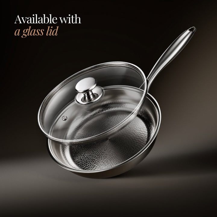 Hammered Titanium Frying Pan, Naturally Non-Stick, PFAS and PTFE Free 3