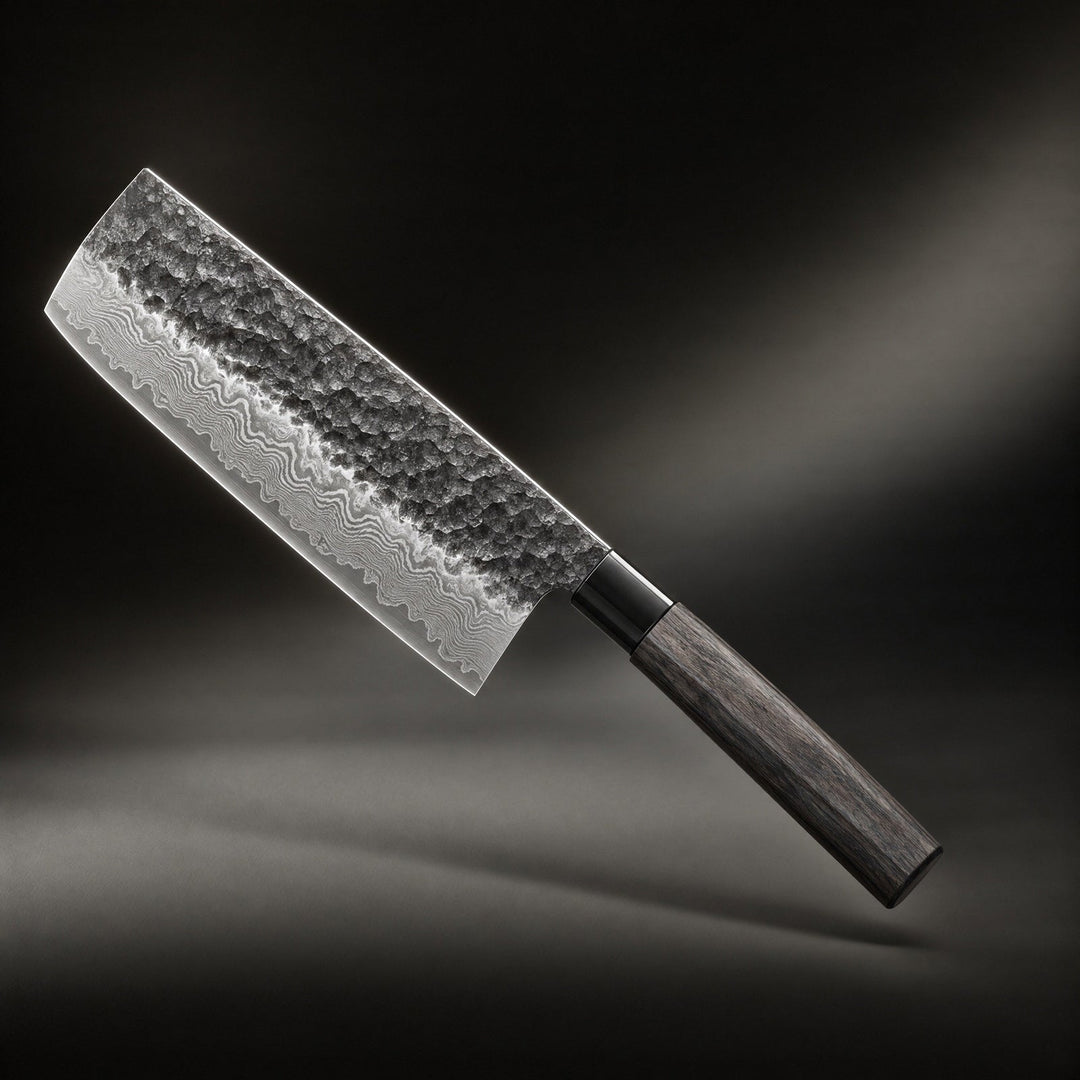 Japanese-Style Chef's Knife with Layered Steel Blade – 7.1 inch (18 cm) 1