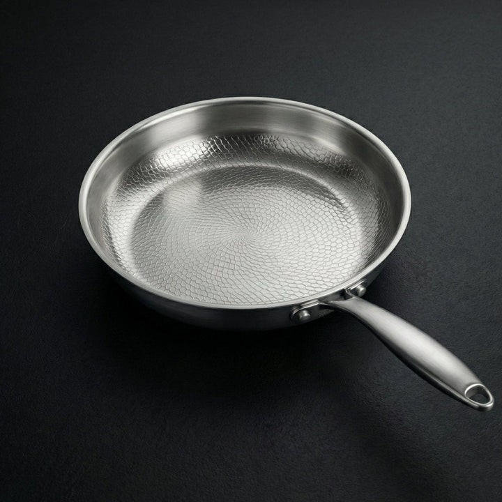 Hand-Hammered Titanium Family Set: 4 Pans & Utensils 5