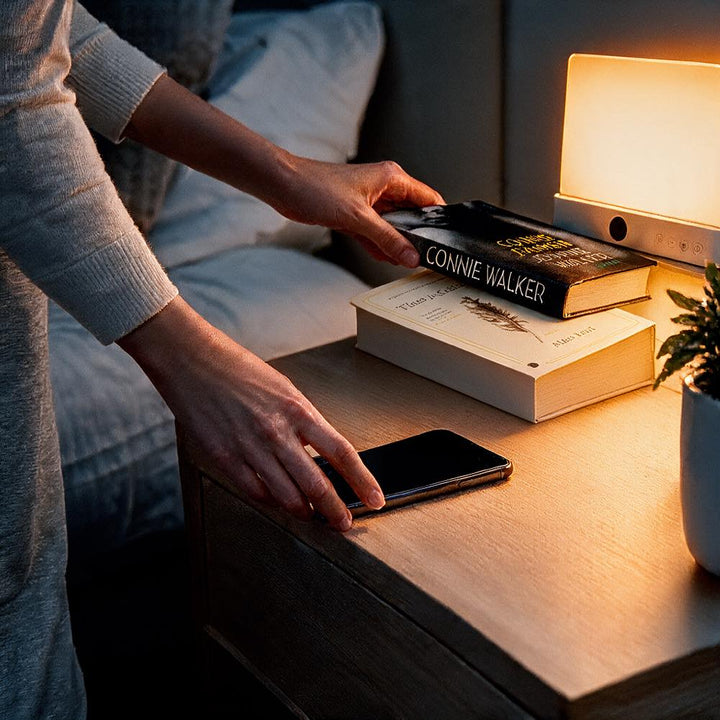 Rechargeable Flat Reading Light for Bed, Dimmable Book Lamp with Timer 10