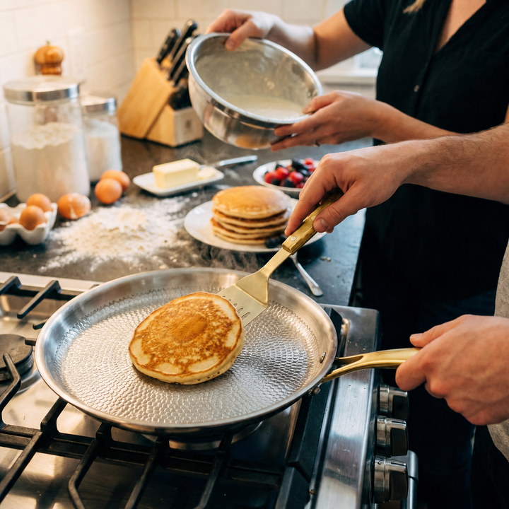 Hand-Hammered Titanium Crepe Pan - Limited Edition 5