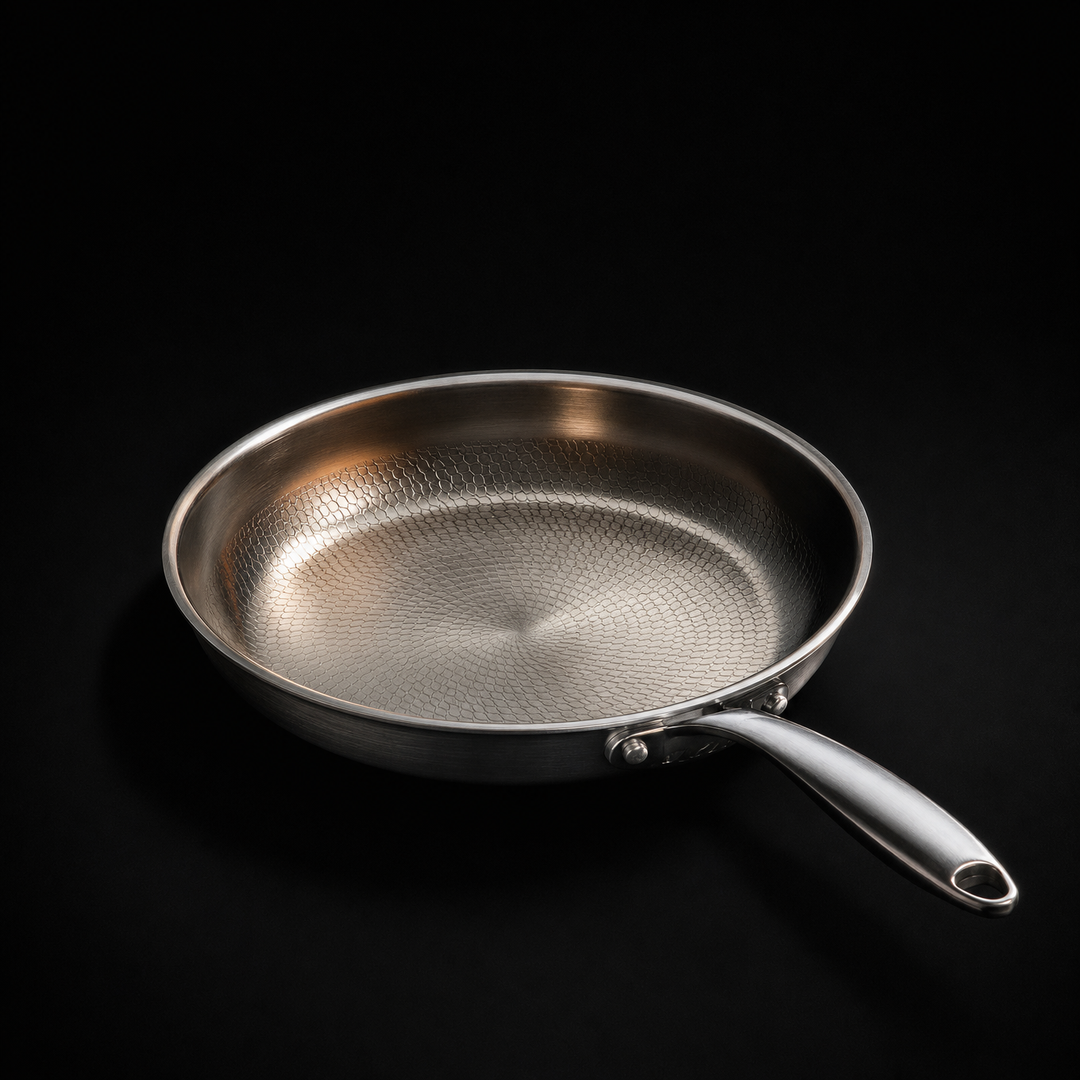 Hand-Hammered Titanium Pan Set - 3 Pieces, PFAS-Free 6