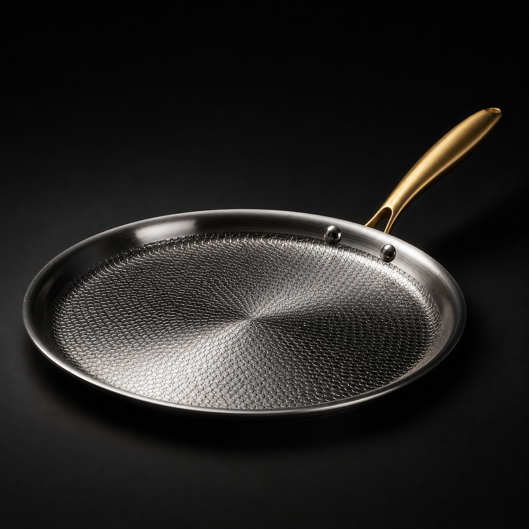 Hand-Hammered Titanium Crepe Pan - Limited Edition 1