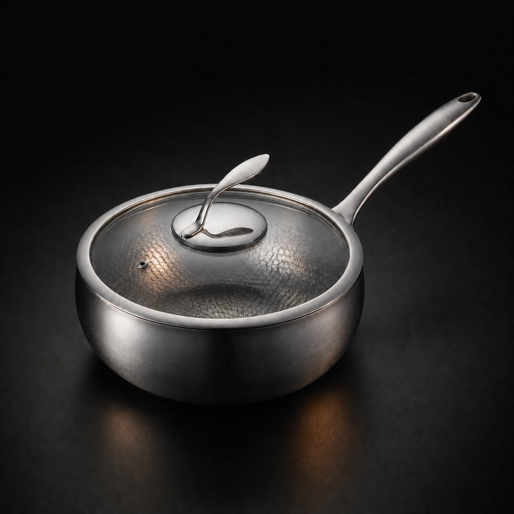 Hand-Hammered Titanium Sauté Pan, PFAS-Free 2