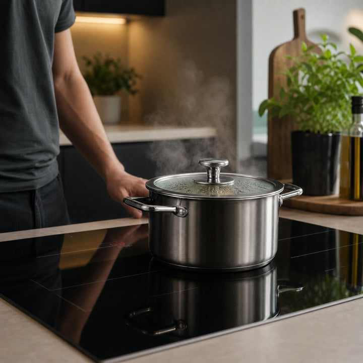 Titanium Cooking Pot with Lid, PFAS-Free 3