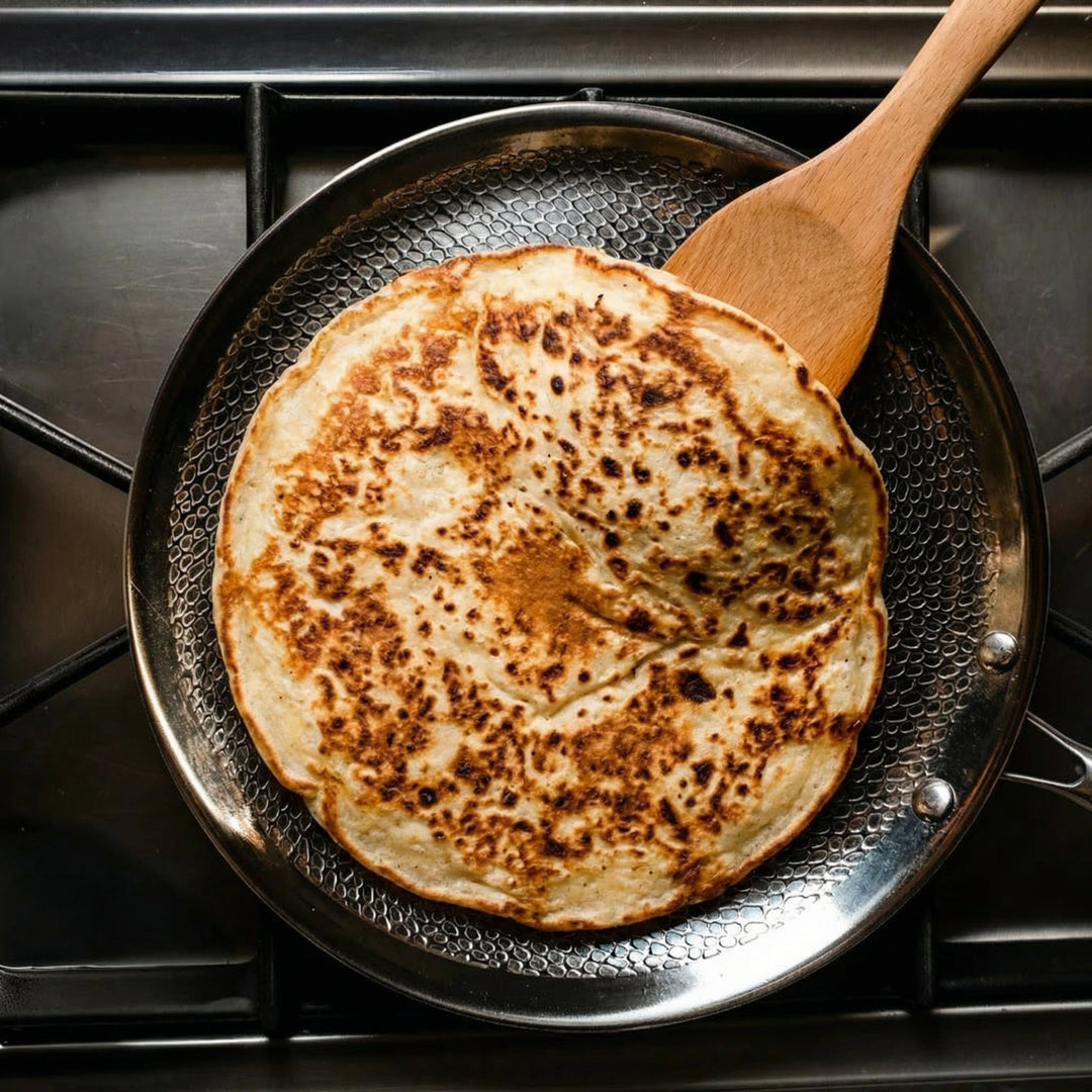 Hand-Hammered Titanium Crepe Pan, PFAS-Free 4