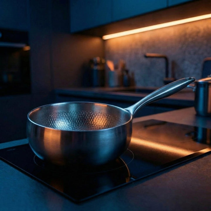 Hand-Hammered Titanium Sauté Pan, PFAS-Free 6