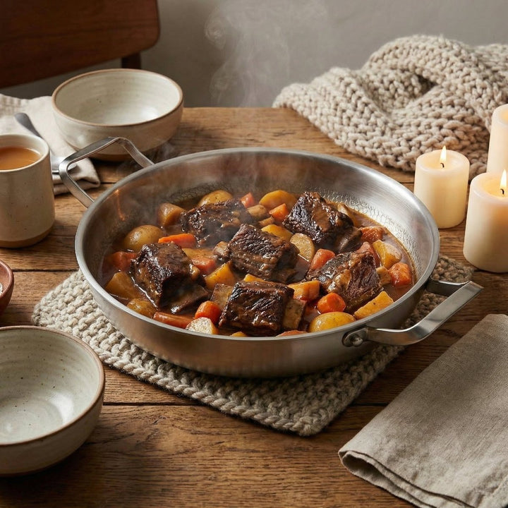 Hand-Hammered Titanium Pan with Two Side Handles 6