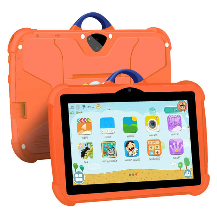 Kids Tablet with Password-Locked Kids Mode, 5G WiFi, Silicone Case 10