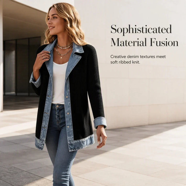 Versatile Ribbed Coat for Everyday Wear 6