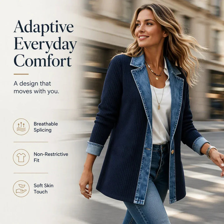 Versatile Ribbed Coat for Everyday Wear 11