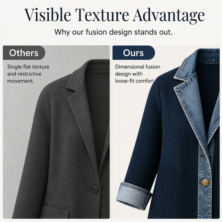 Versatile Ribbed Coat for Everyday Wear 12