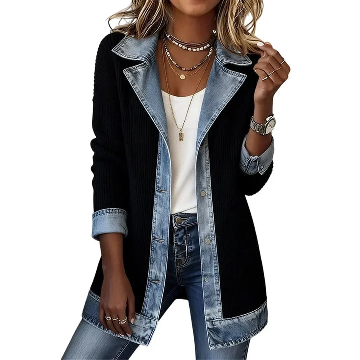 Versatile Ribbed Coat for Everyday Wear 13