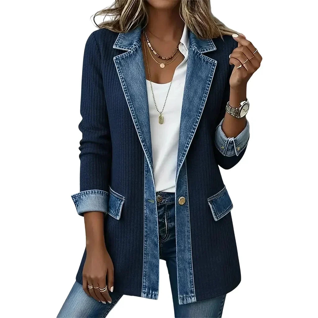 Versatile Ribbed Coat for Everyday Wear 17
