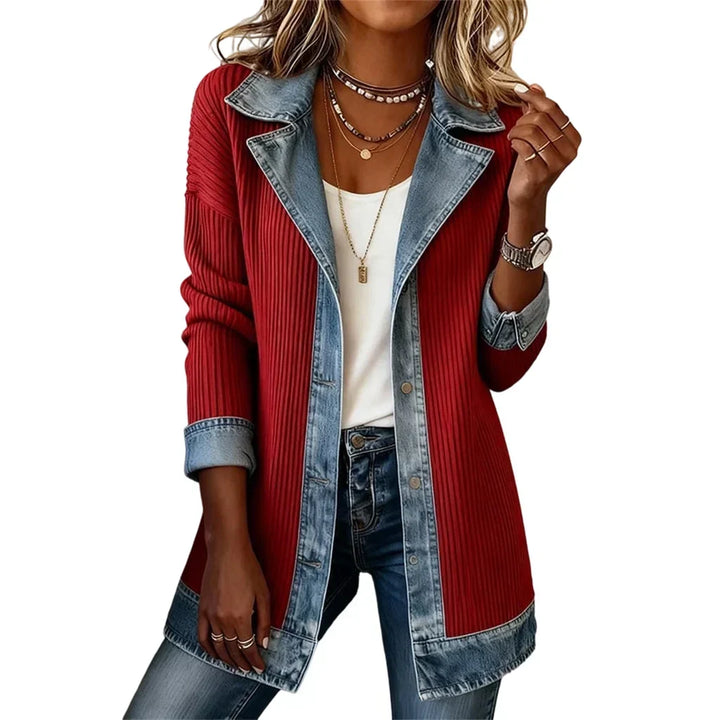 Versatile Ribbed Coat for Everyday Wear 18