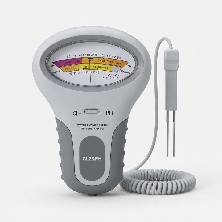 Digital pH and Chlorine Tester for Pools and Hot Tubs with Analog Dial 7