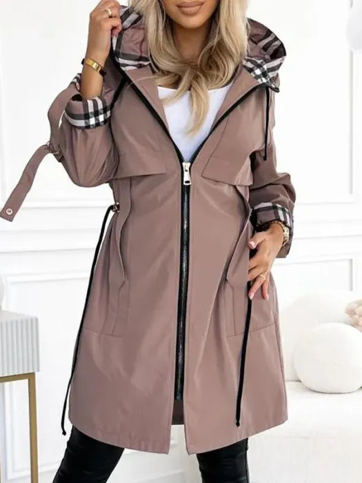 Waterproof Zip-Up Jacket for All-Weather Style 1