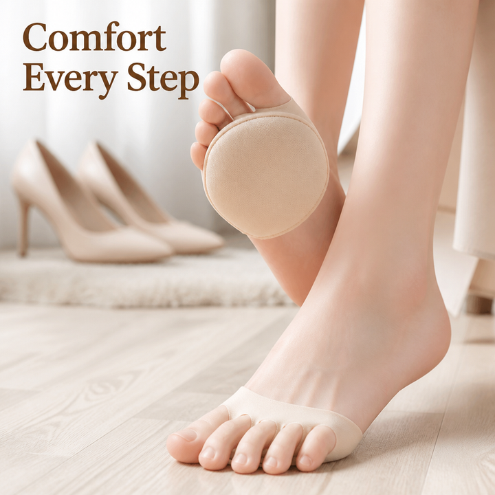 Cushioned Gel Insoles with Non-Slip Grip, Invisible Fit for Heels, Flats and Sneakers 1